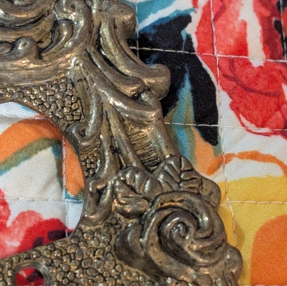 Vintage 1960s Metal Outlet Plate Whimsical Goth - Picture 2 of 5